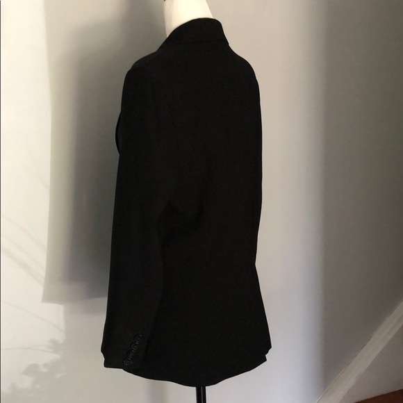 Black Single Button Blazer - Picture 3 of 3